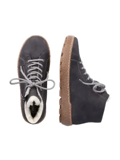 Schnürschuhe in anthrazit