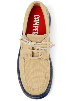 Schnürschuhe in Beige