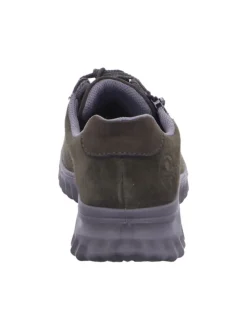 Schnürschuhe in khaki/moor