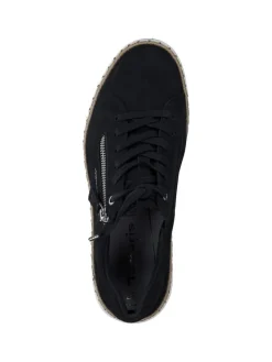 Schnürschuhe in NAVY NUBUC