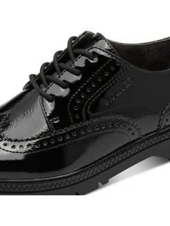 Schnürschuhe in Schwarz