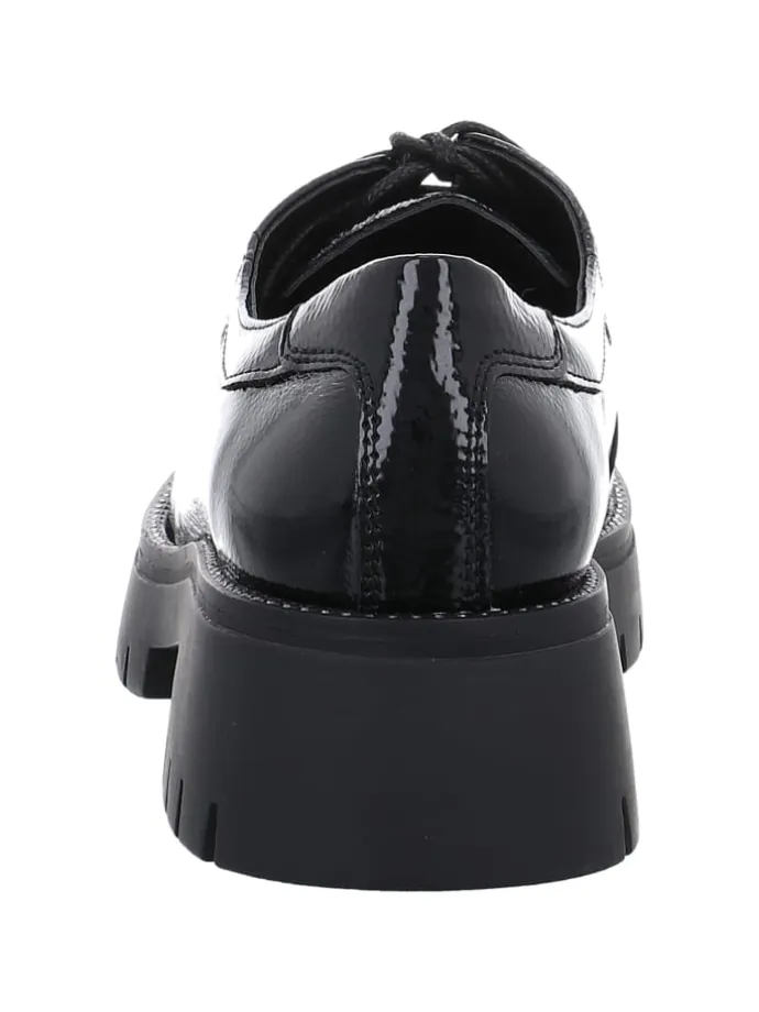 Schnürschuhe in schwarz