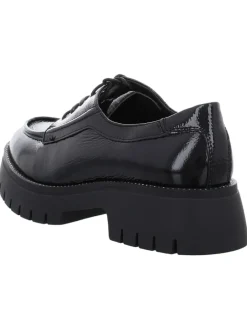 Schnürschuhe in schwarz