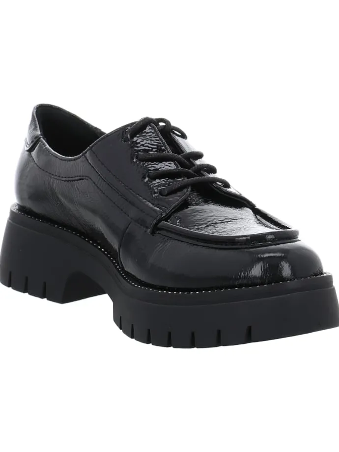 Schnürschuhe in schwarz