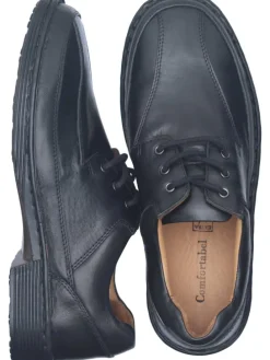 Schnürschuhe in schwarz