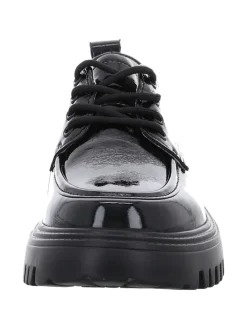 Schnürschuhe in schwarz