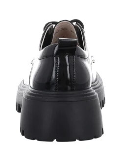 Schnürschuhe in schwarz