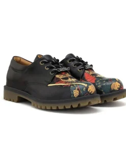 Schnürschuhe in Schwarz