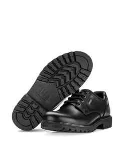 Schnürschuhe in schwarz