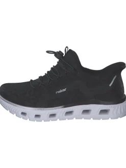 Schnürschuhe in schwarz/negro/schwarz