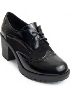 Schnürschuhe Medel in Schwarz