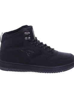 Schnürstiefel in schwarz