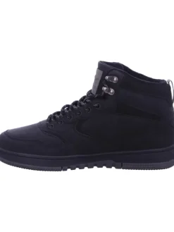 Schnürstiefel in schwarz