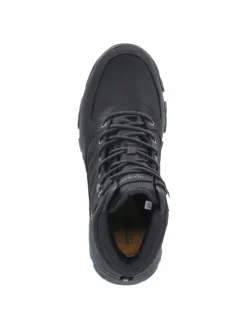 Schnürstiefel in schwarz