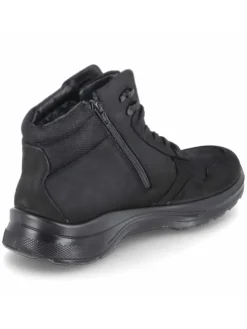 Schnürstiefel in schwarz