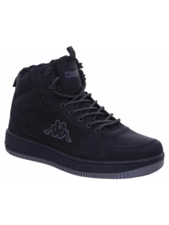 Schnürstiefel in schwarz