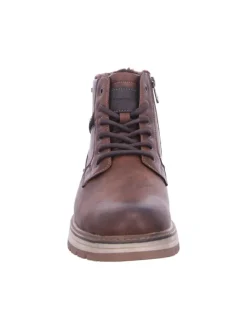 Schnürstiefel Mit Tex-Membran in braun