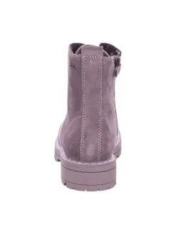 Schnürstiefelette in braun