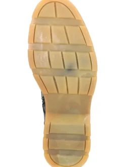 Schnürstiefeletten in schwarz