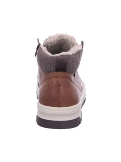 Schnürstiefeletten in toffee/braun/braun