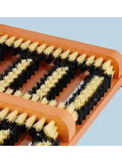 Schuhabstreifer in Braun/ Schwarz