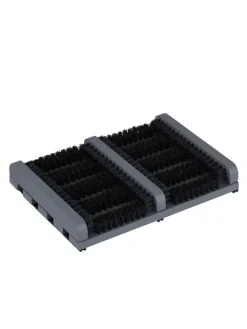 Schuhabstreifer in Grau/ Schwarz