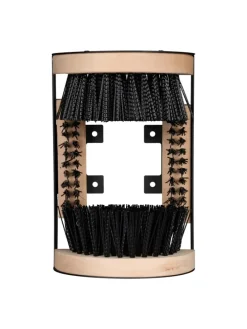 Schuhabstreifer in Schwarz/Natur