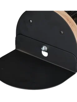 Schuhabstreifer in Schwarz/Natur