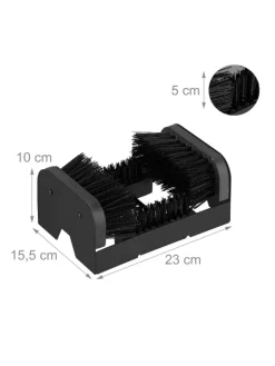 Schuhabstreifer in Schwarz