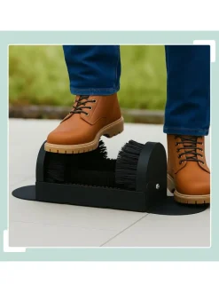 Schuhabstreifer in Schwarz