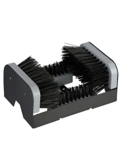 Schuhabstreifer in Schwarz/ Grau