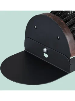 Schuhabstreifer in Schwarz/Braun