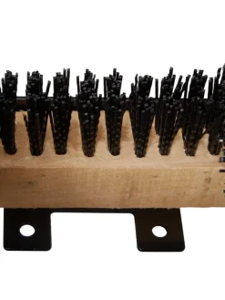 Schuhabstreifer in Schwarz/Natur