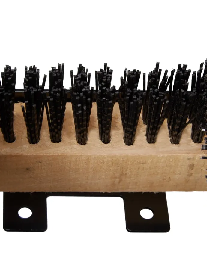 Schuhabstreifer in Schwarz/Natur