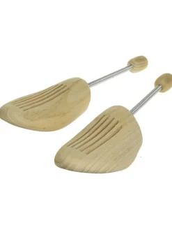 Schuhspanner Holzspiralspanner 1 Paar in natur