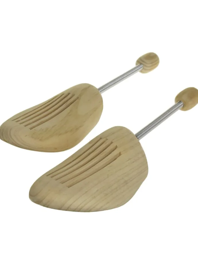 Schuhspanner Holzspiralspanner 1 Paar in natur