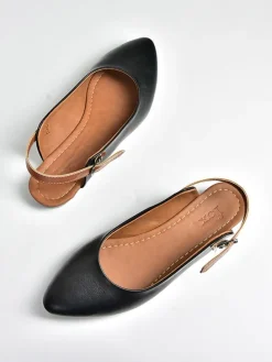 Sling-Ballerinas in Schwarz