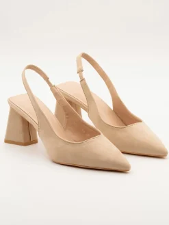 Slingpumps in Beige