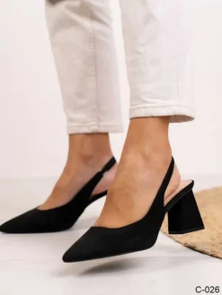 Slingpumps in Schwarz