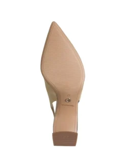 Slingpumps in TAN COMB