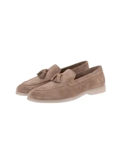 Slip On 'Velluto Franjo in Mud'