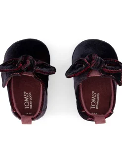 Slipper in Dunkelblau/ Rosa/ Rot