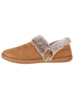 Slipper "Cozy Campfire" in Hellbraun