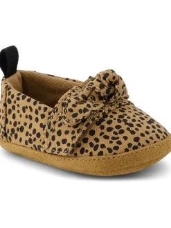 Slipper in Beige/ Braun