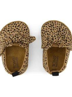 Slipper in Beige/ Braun