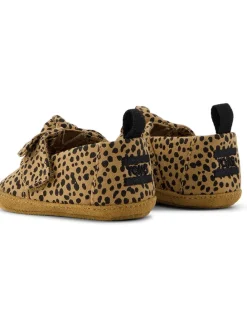 Slipper in Beige/ Braun