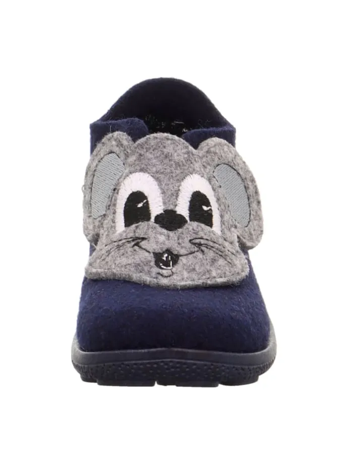 Slipper in Blau
