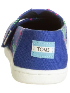 Slipper in Blau/ Bunt