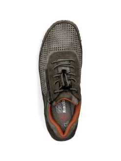 Slipper in braun grau