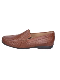 Slipper in cognac